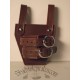 Brown Leather Sword Hanger - Buckle Style